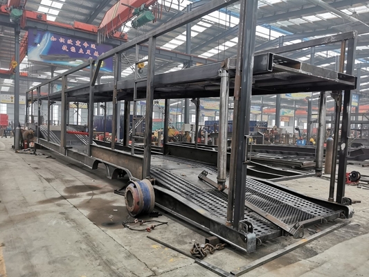 Trailers semi-remorques de capacité de charge de 80 tonnes pour l'Asie centrale