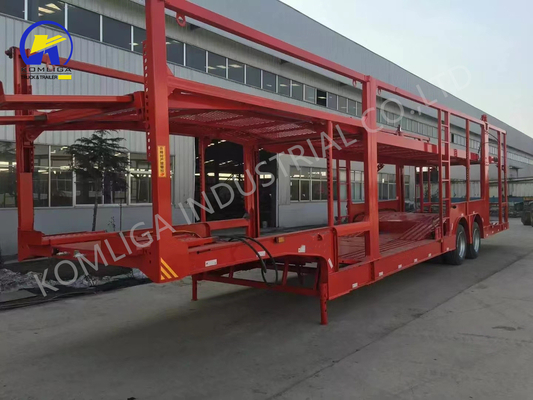Carrosserie de catégorie lourde véhicule de transport véhicule de transport semi-remorque à deux étages au Kirghizistan