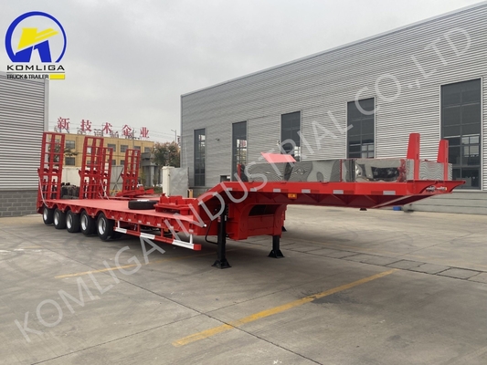 Marché russe 100 tonnes 15m 7m semi-remorque basse avec airbag suspension
