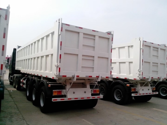 10000x2500x3800mm Tracteur à charge lourde 3 voies 50 60 70 tonnes Agriculture RC Dump Trailer