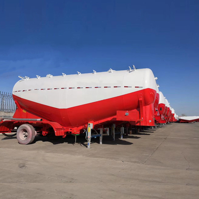 35cbm 38cbm transport de la puissance sèche en vrac silo en vrac ciment semi-remorque et personnalisation
