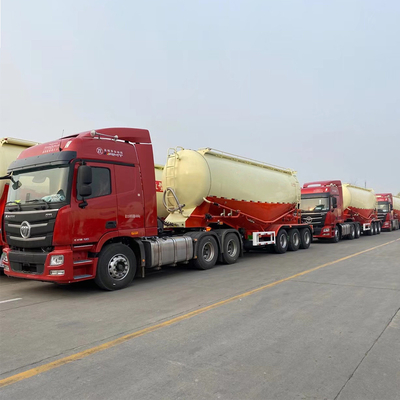 35cbm 38cbm transport de la puissance sèche en vrac silo en vrac ciment semi-remorque et personnalisation