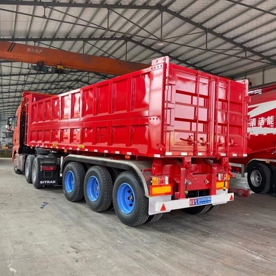 60 tonnes 3 essieux Fuwa Bwp remorque à décharge pour le transport lourd