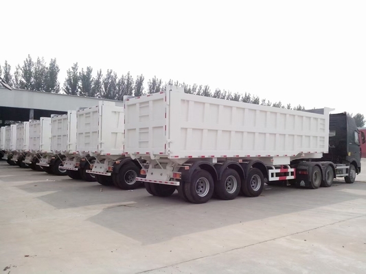 3 voies 35m3 40m3 45m3 Dumpper Dump Trailer Tipper pour le Kenya et faible coût de maintenance