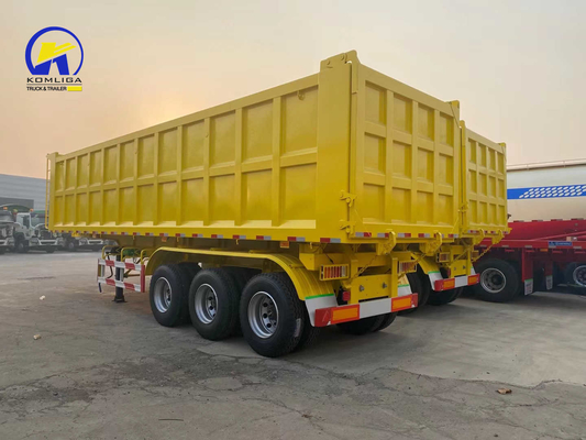 3 essieux 4 essieux remorque à décharge camion remorque à bascule avec 9.00-22.5/8.00-20/8.5-20China Rim