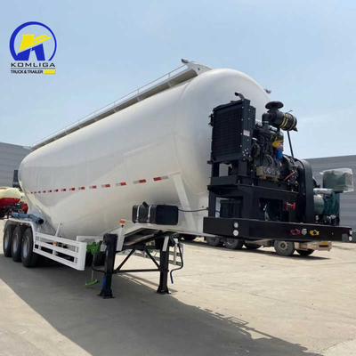 2023 Heavy Duty 2 3 4 Axle Ciment sec en vrac Tanker Semi-remorque pour extincteur