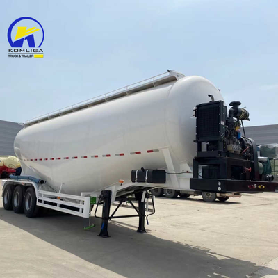 2023 Heavy Duty 2 3 4 Axle Ciment sec en vrac Tanker Semi-remorque pour extincteur