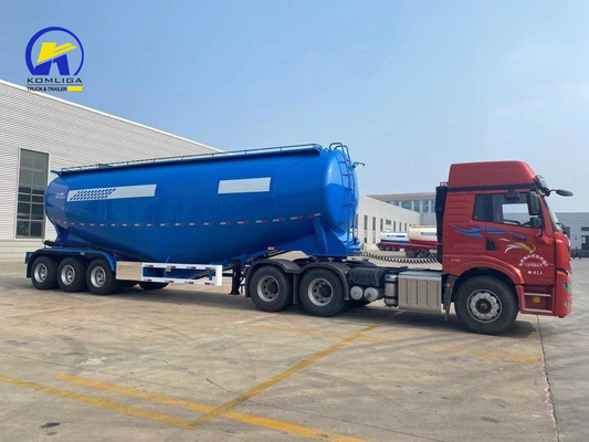 3 essieux 28cbm 40 tonnes réservoir de ciment en vrac réservoir de remorque avec vanne relais Wabco Re6