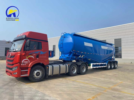 3 essieux 28cbm 40 tonnes réservoir de ciment en vrac réservoir de remorque avec vanne relais Wabco Re6