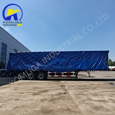 Demande personnalisée 3 essieux arrière camion hydraulique à décharge à bascule semi-remorque pour la Russie