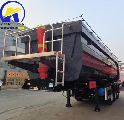Trailers à décharge à trois axes, trailers à décharge, semi-trailers à décharge pour matériaux de construction