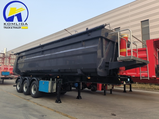 Trailers à décharge à trois axes, trailers à décharge, semi-trailers à décharge pour matériaux de construction