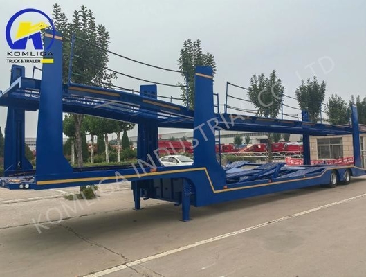 Capacité de chargement 80T Certifié GCC Transporteur de voiture Semi-remorque pour le transport en Ouzbékistan