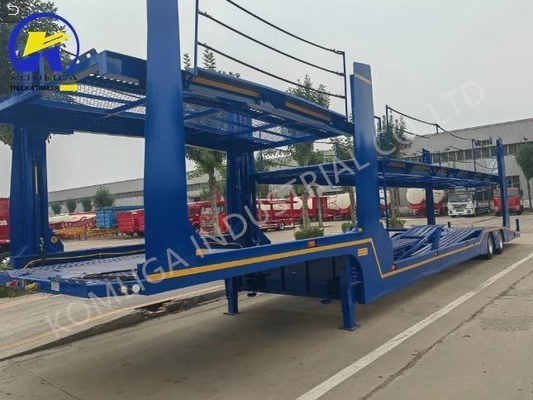 Capacité de chargement 80T Certifié GCC Transporteur de voiture Semi-remorque pour le transport en Ouzbékistan
